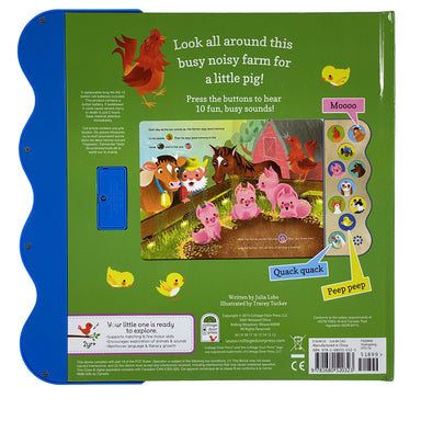 Busy Noisy Farm - 10 Sound Book    