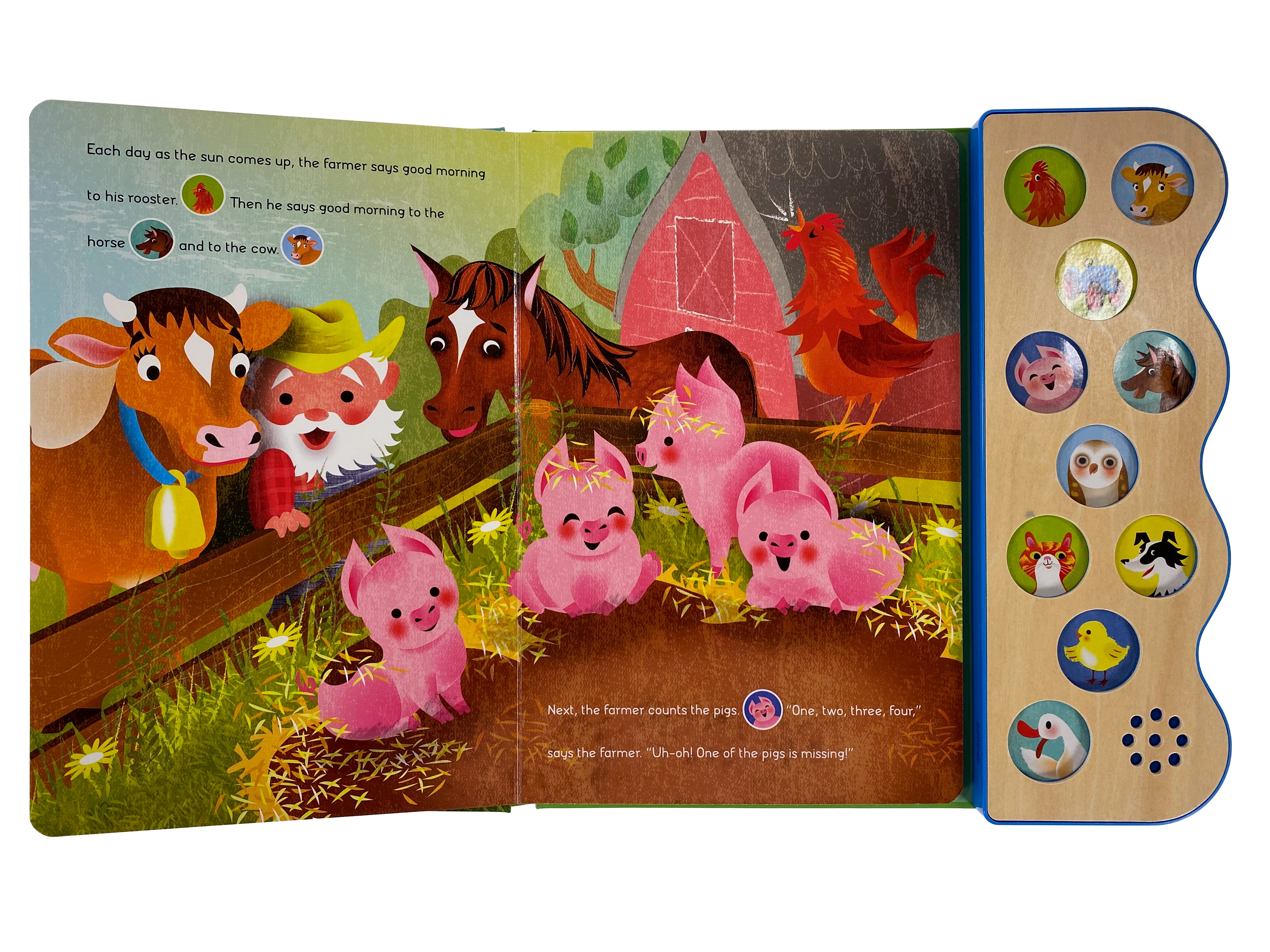 Busy Noisy Farm - 10 Sound Book    