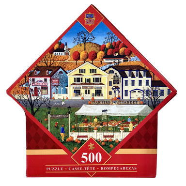 Farmers Market 500 Piece Diamond Shaped Puzzle    