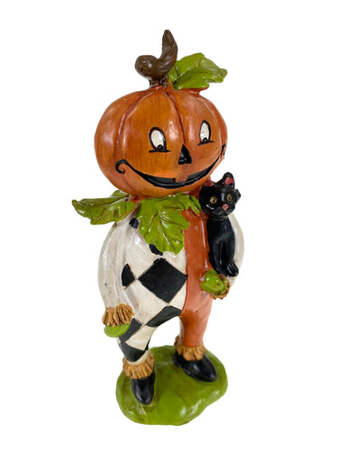 Kitty Hollow Jack O Lantern Man    