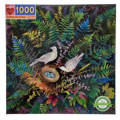 Birds In Fern 1000 Piece Puzzle    