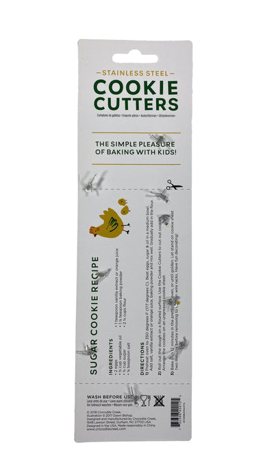 Let's Bake Cookie Cutters set of 3 Cow-Chicken-Pig    