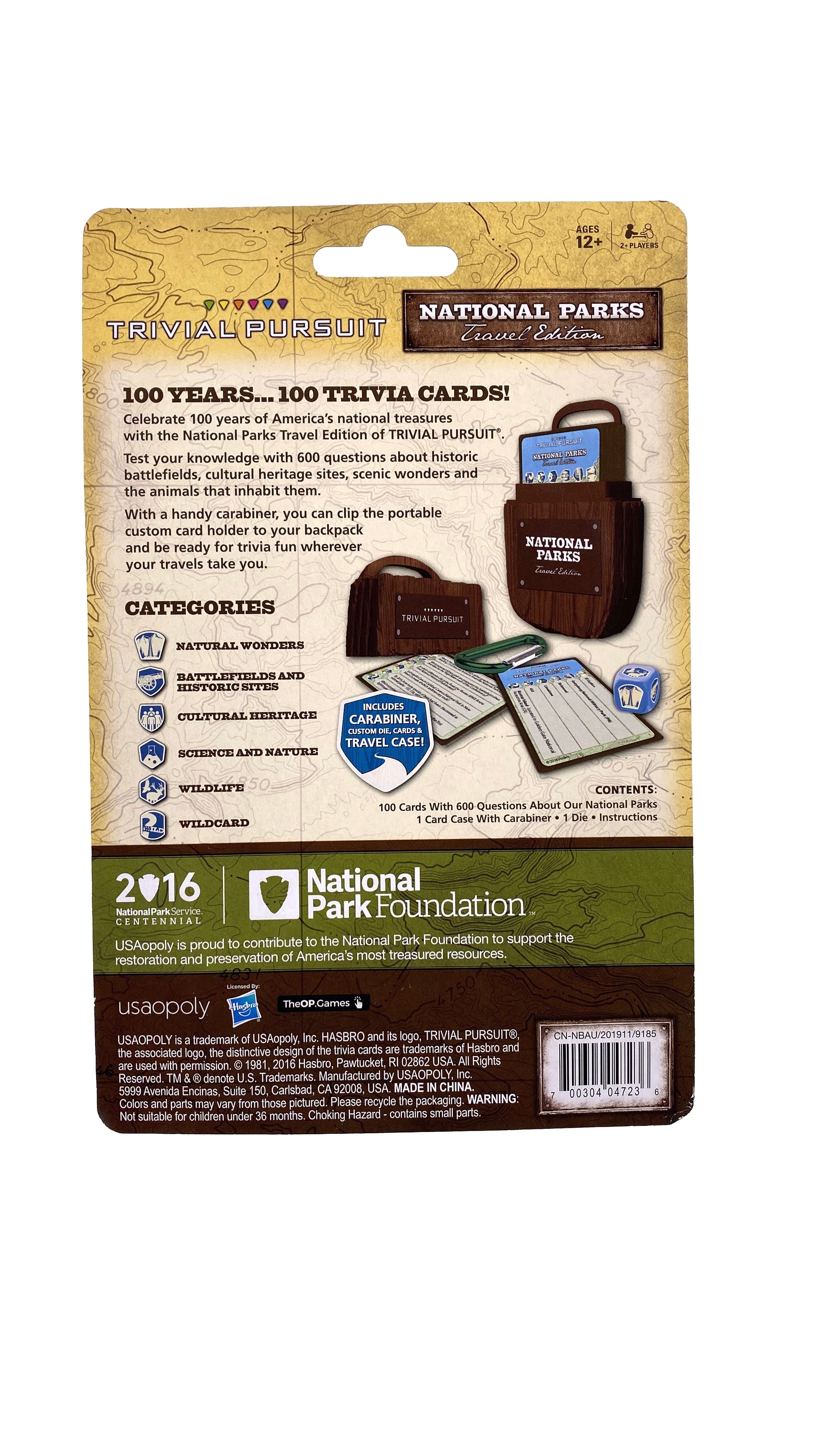 National Parks Trivial Pursuit    