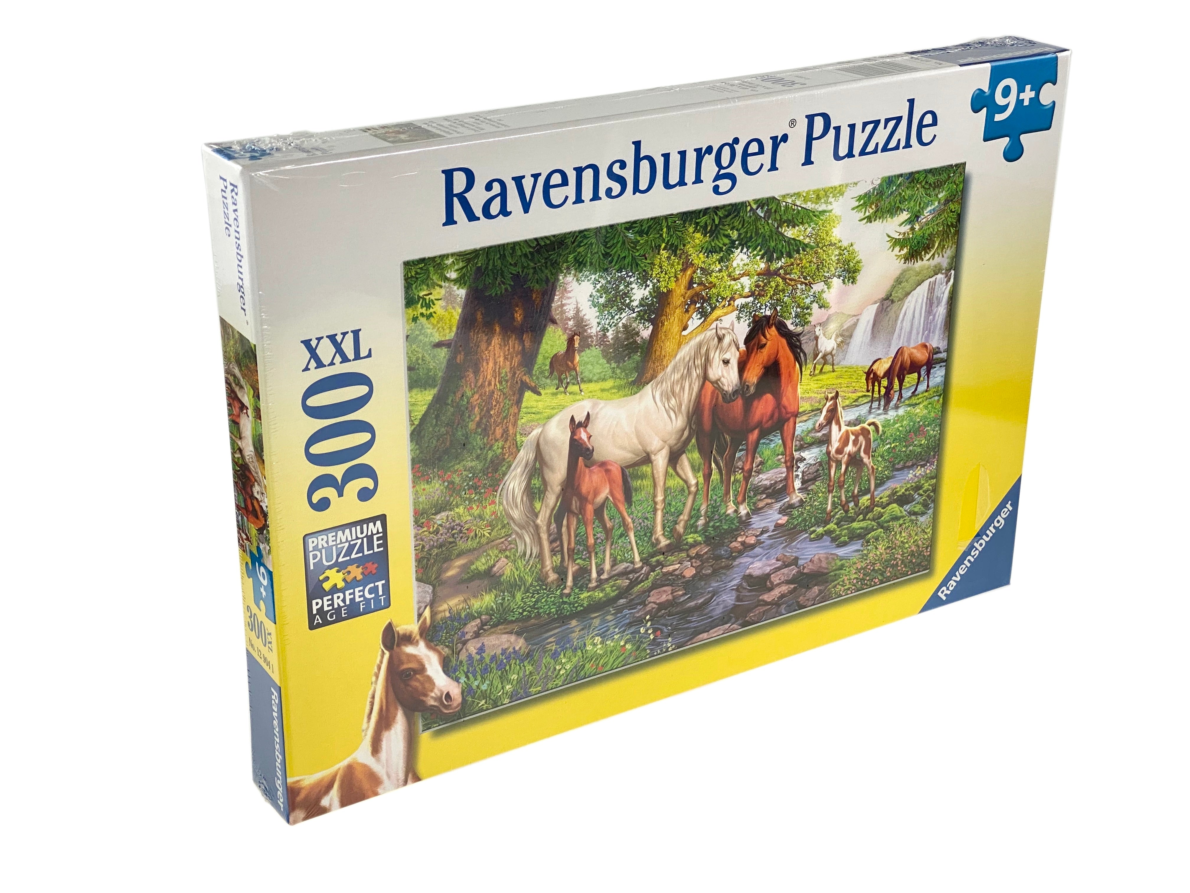 Horses By The Stream 300 Piece Puzzle    