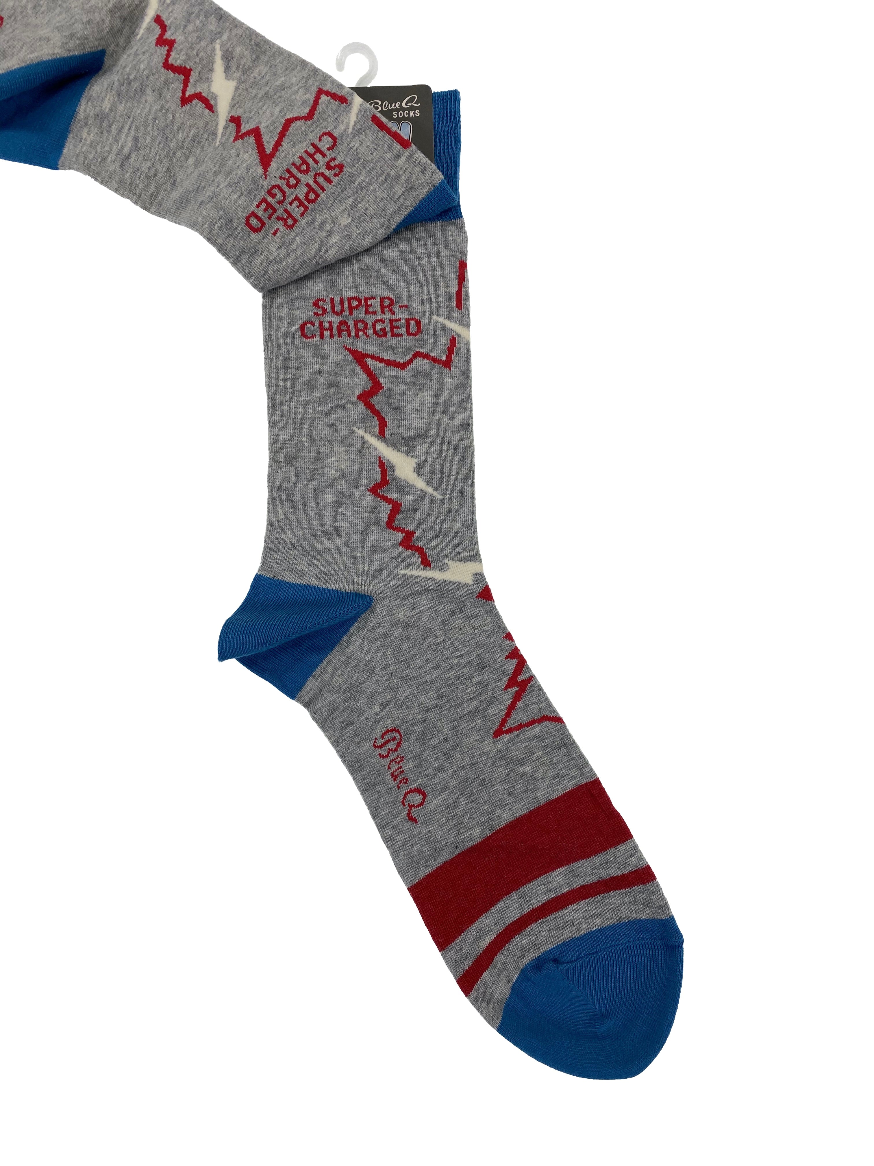 Blue Q Mens Crew Socks - Video Game Socks    
