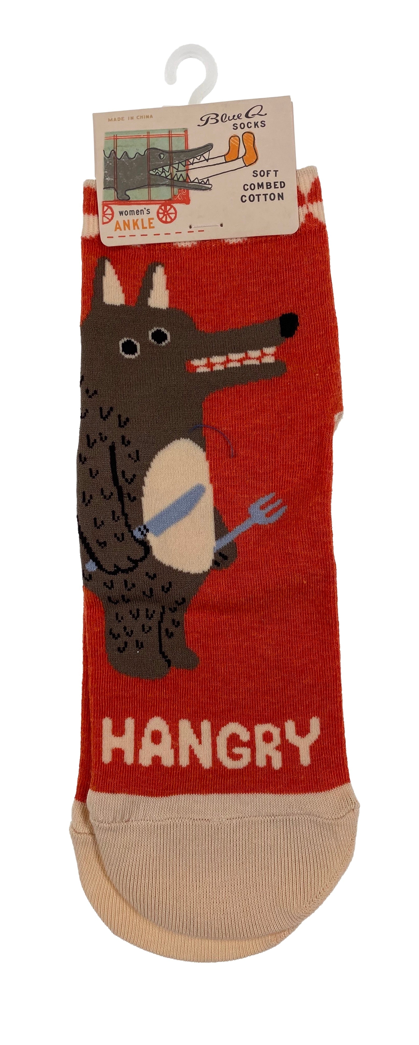 Blue Q Women's Ankle Sock - Hangry    