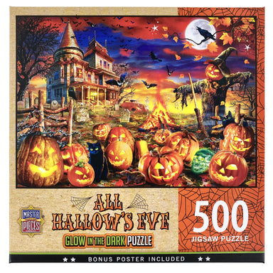 All Hallow's Eve - 500 Piece Glow In The Dark Puzzle    