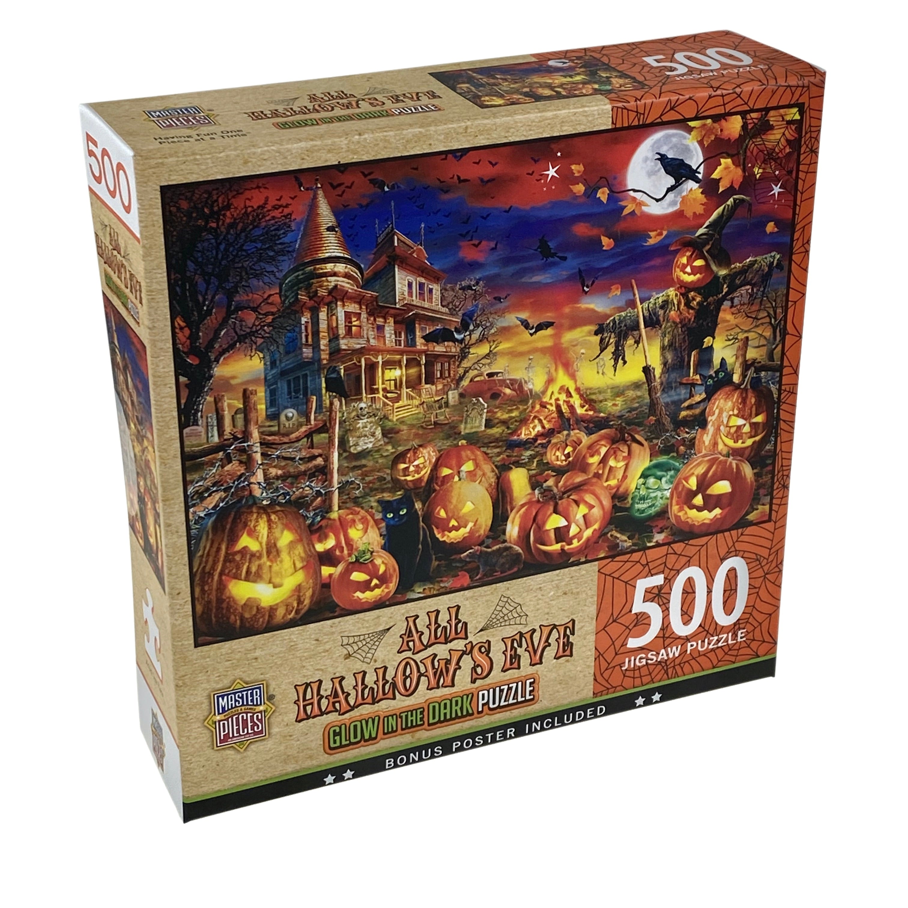 All Hallow's Eve - 500 Piece Glow In The Dark Puzzle    