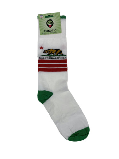 Funatic Crew Socks California Republic    