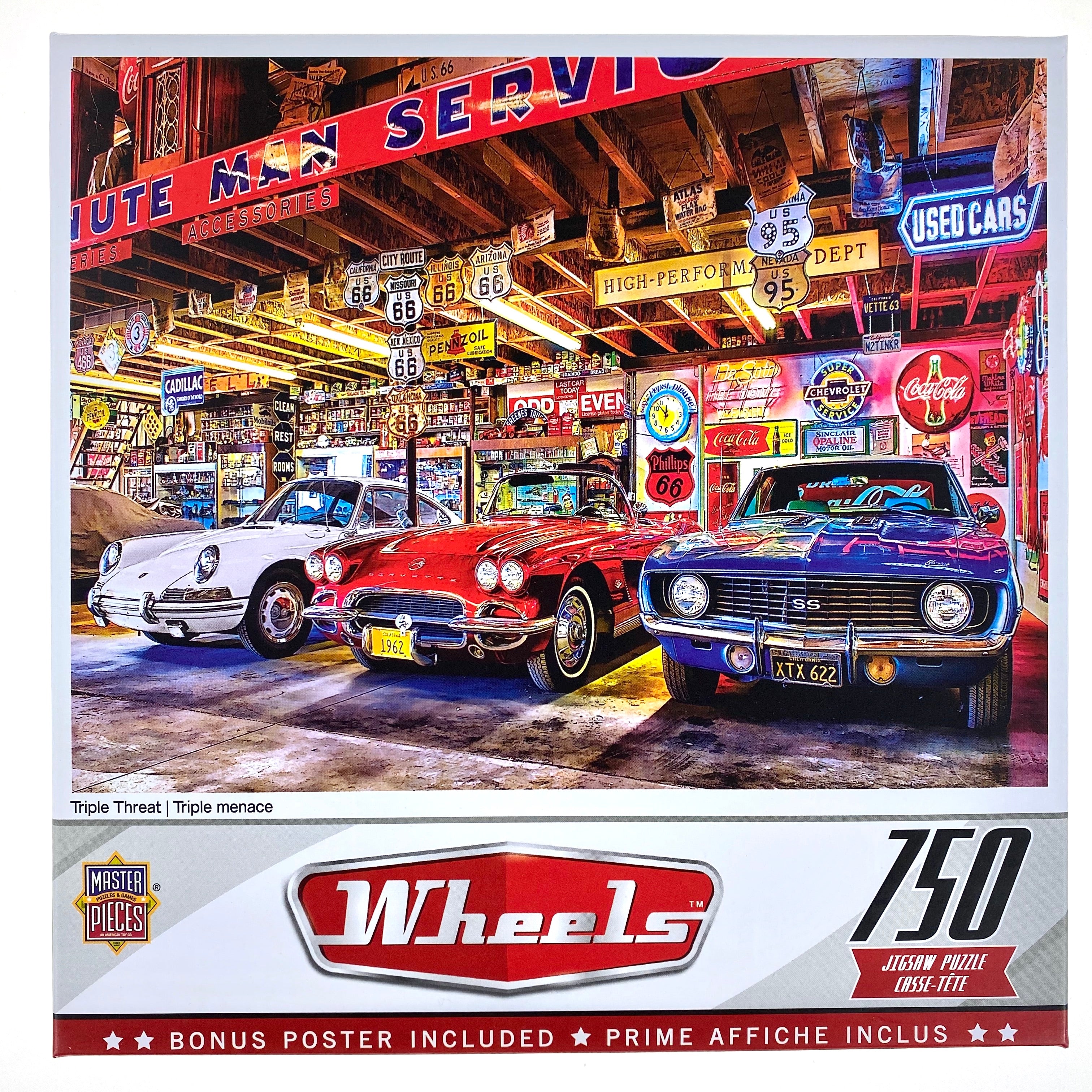 Wheels Triple Threat 750 Piece Puzzle    