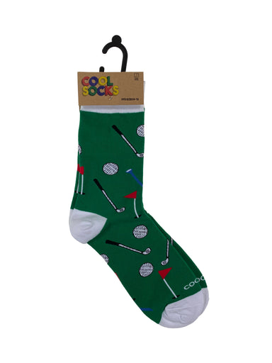Cool Socks Mens Crew Golf    