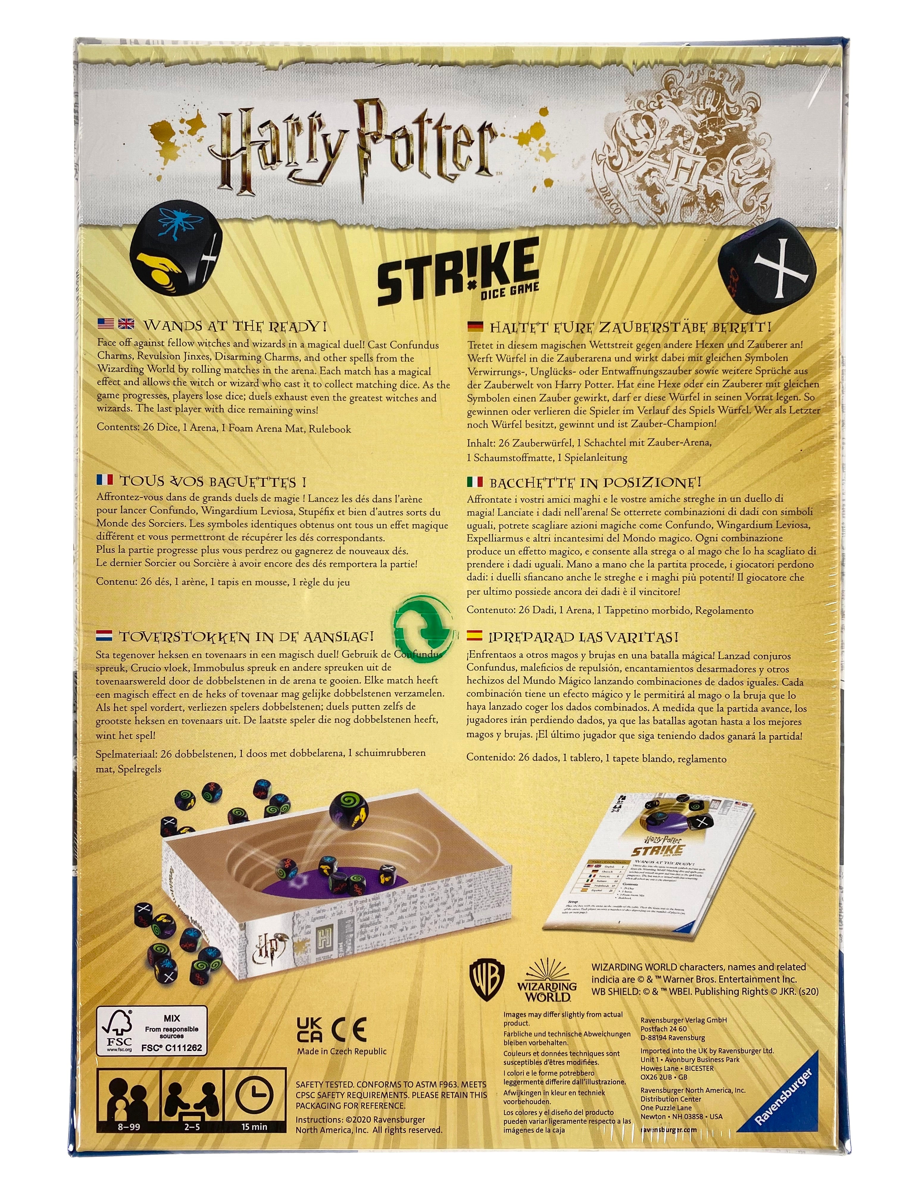 Harry Potter Strike Dice Game    