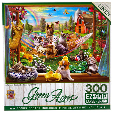 Green Acres Afternoon Siesta 300 Piece Large Format Puzzle    