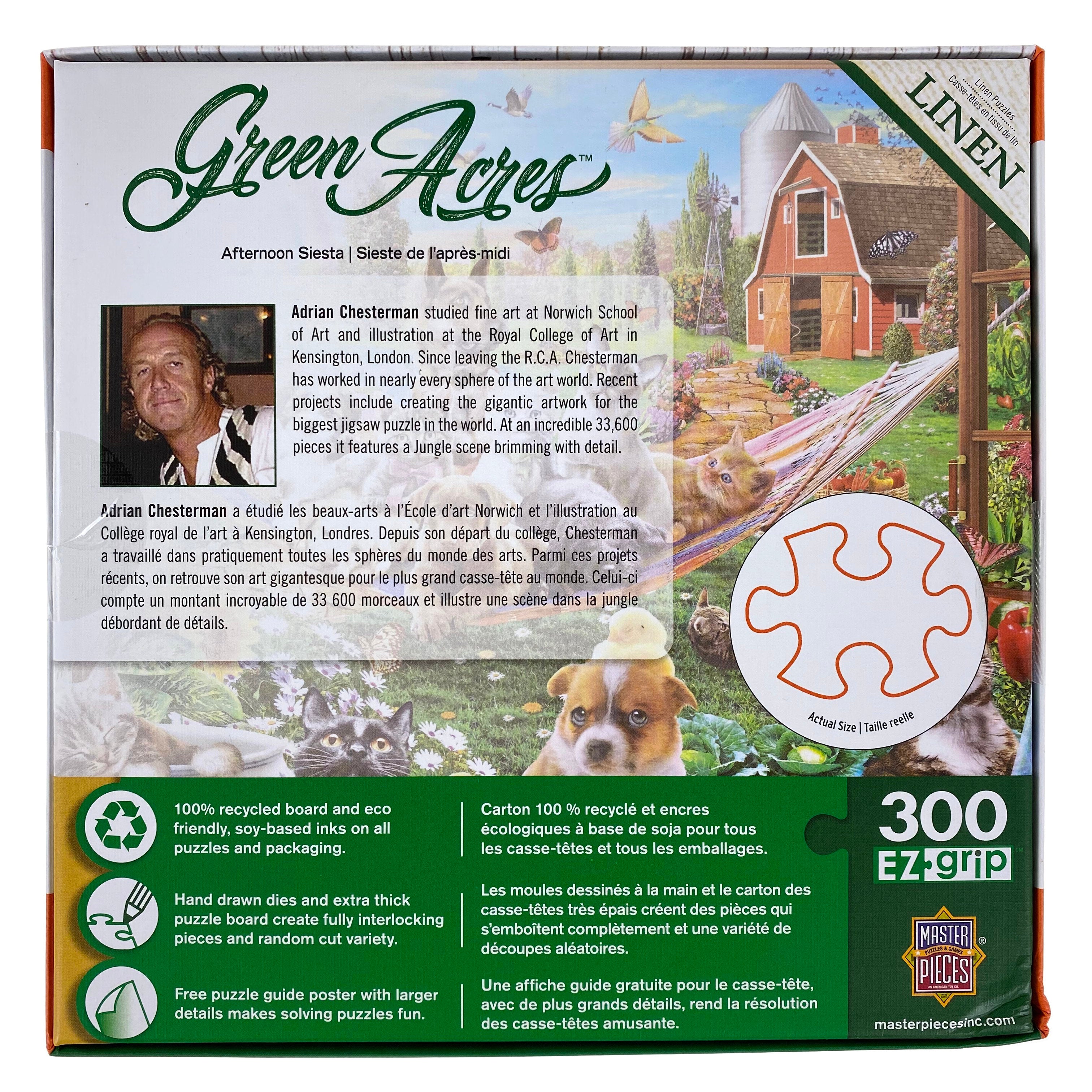 Green Acres Afternoon Siesta 300 Piece Large Format Puzzle    