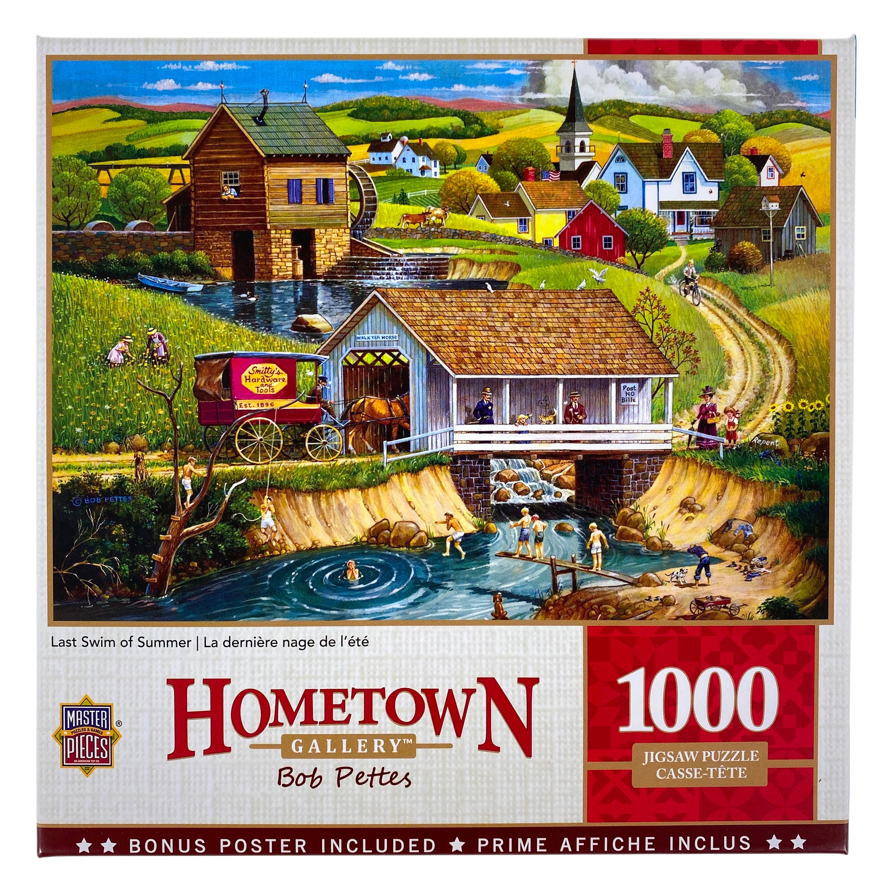 Last Swim Of Summer 1000 Piece Puzzle    