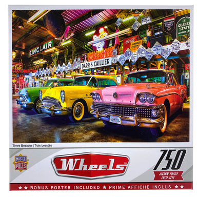 Wheels Three Beauties 750 Piece Puzzle    