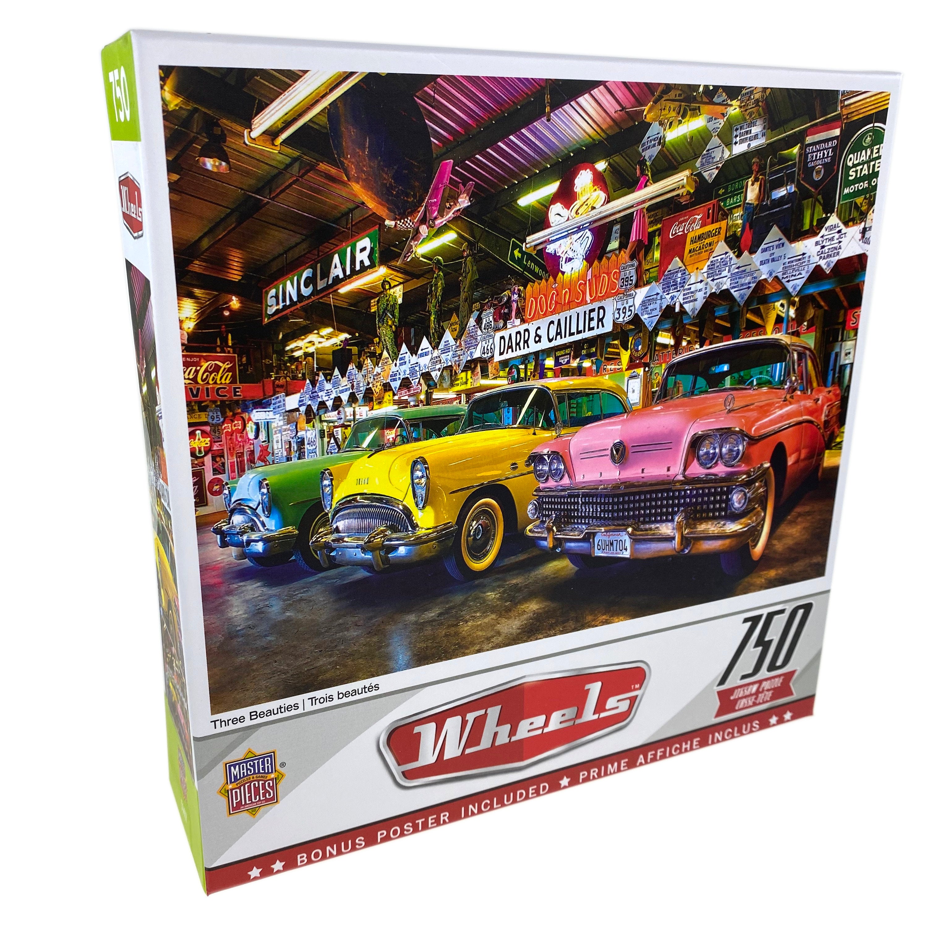 Wheels Three Beauties 750 Piece Puzzle    