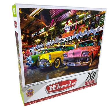 Wheels Three Beauties 750 Piece Puzzle    