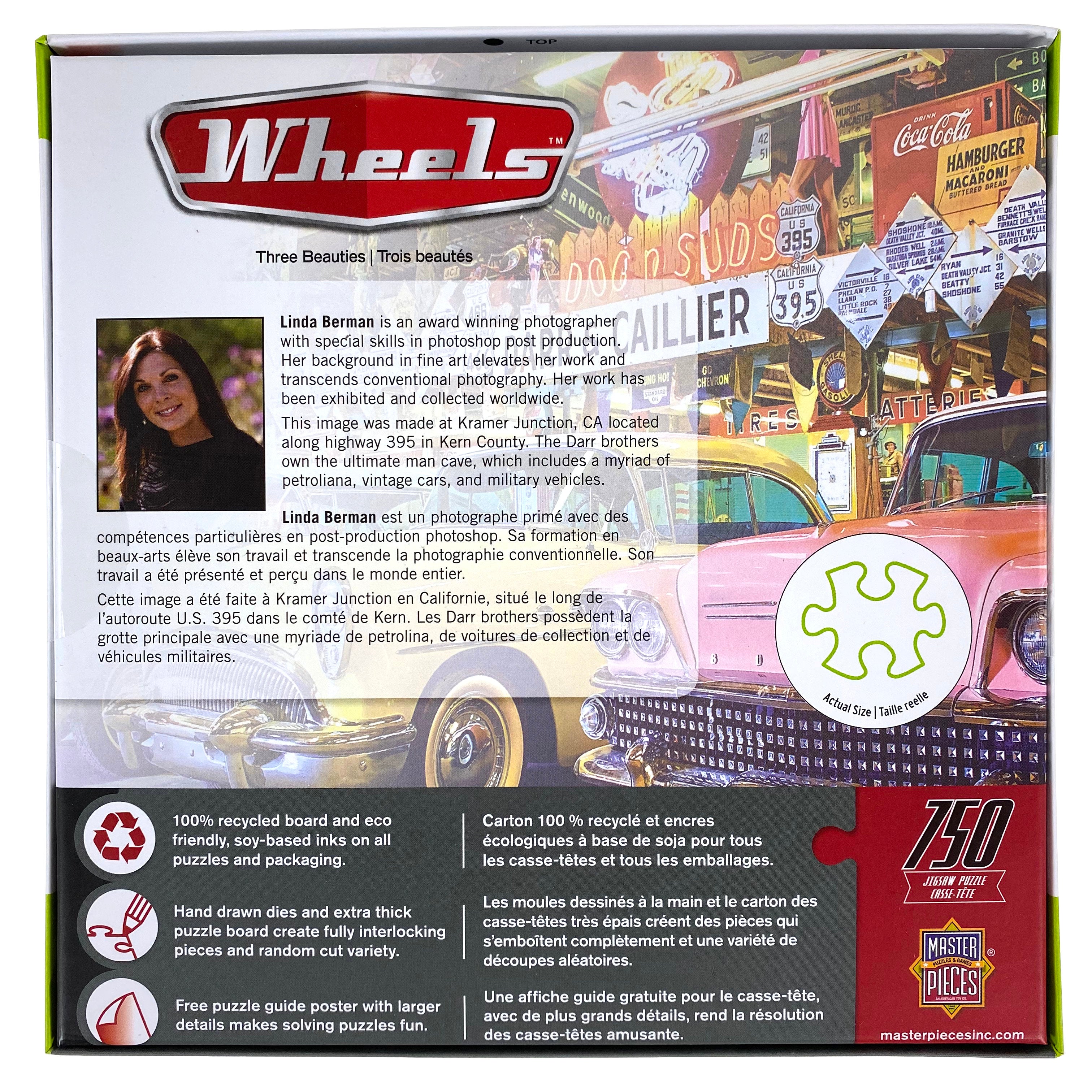 Wheels Three Beauties 750 Piece Puzzle    