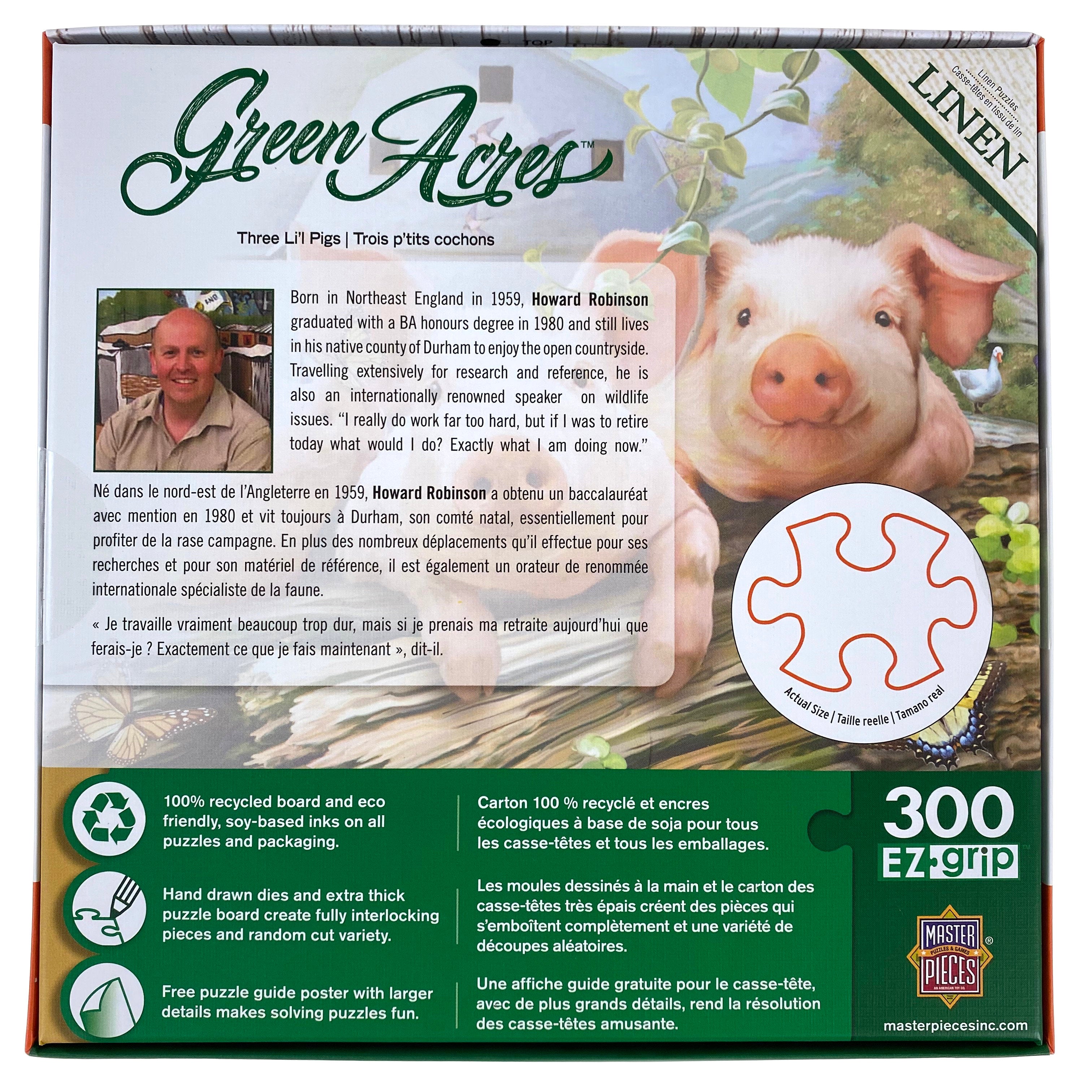 Three Li'l Pigs 300 Piece Large Format Puzzle    