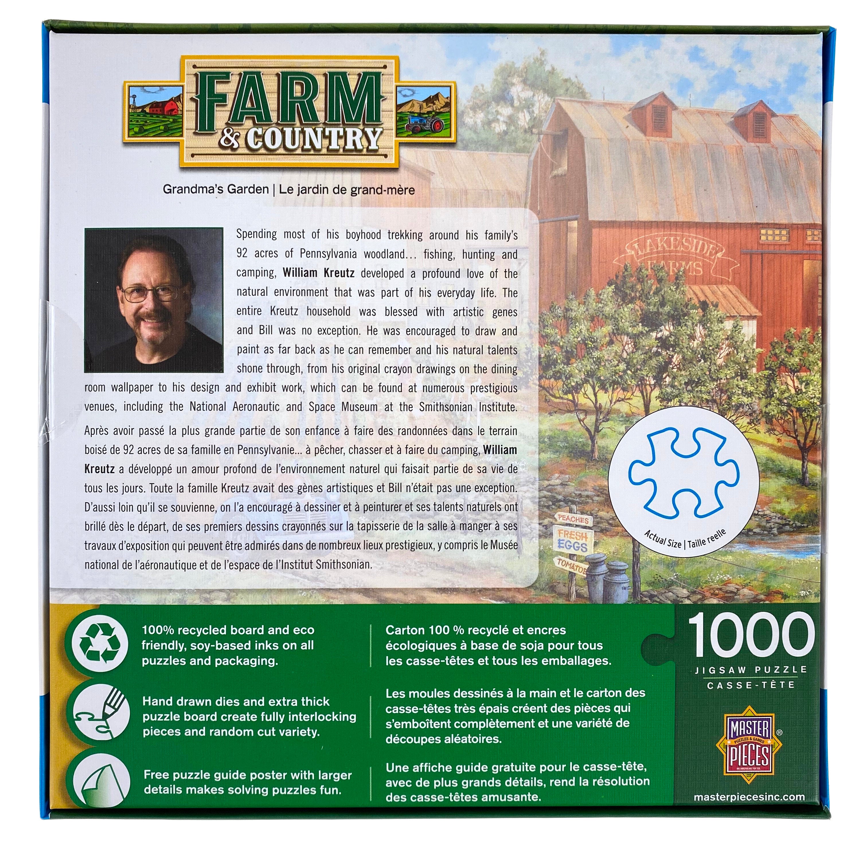 Grandma's Garden 1000 Piece Puzzle    