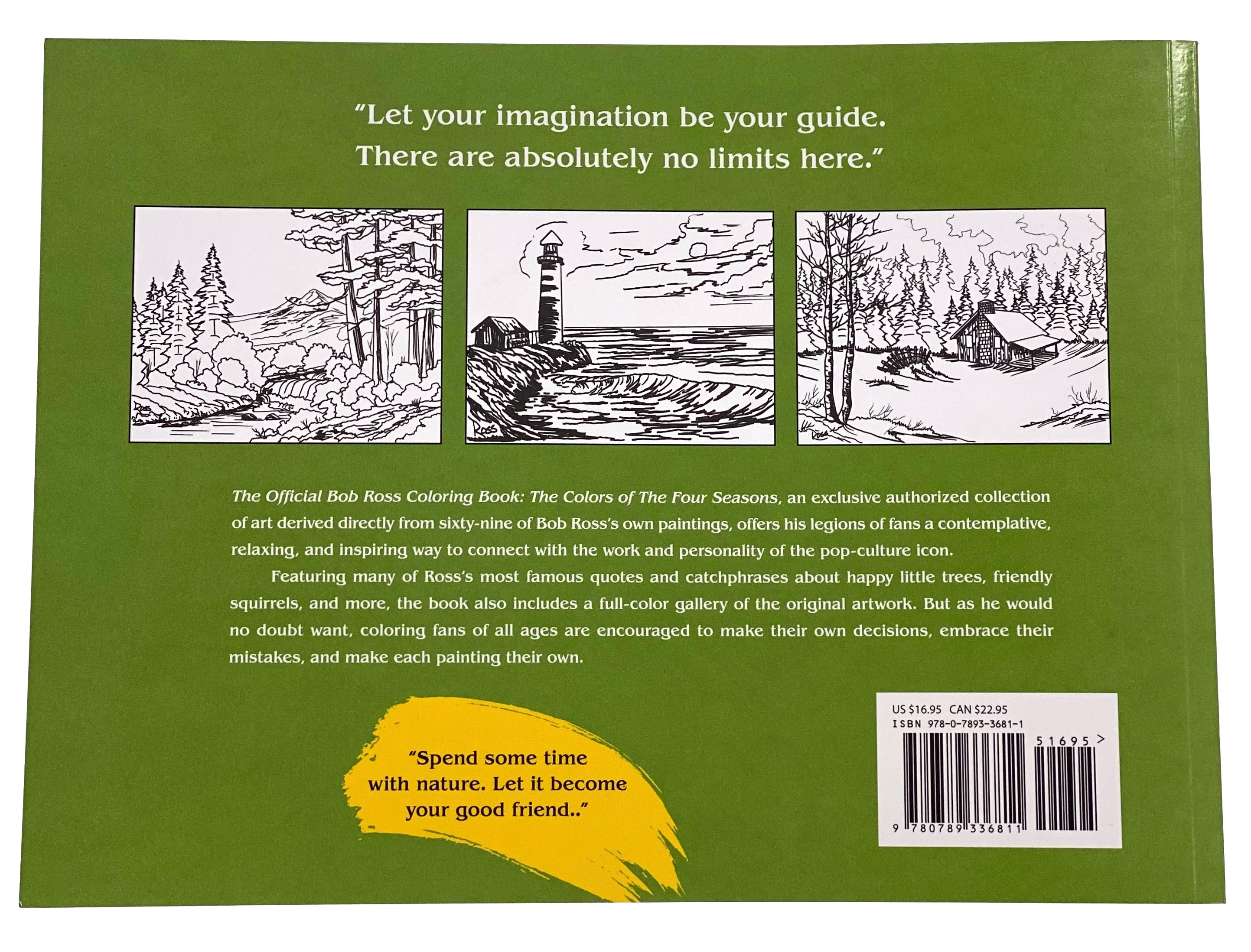 The Official Bob Ross Coloring Book    