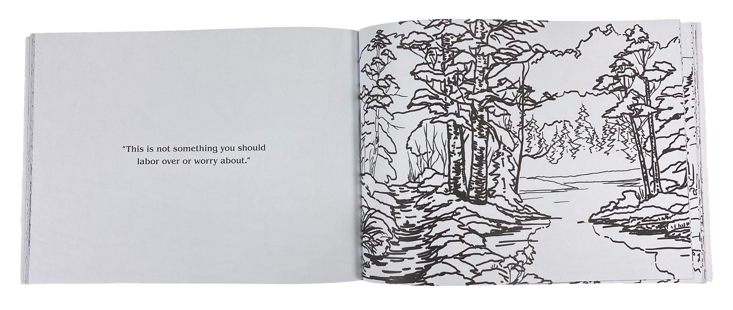 The Official Bob Ross Coloring Book    