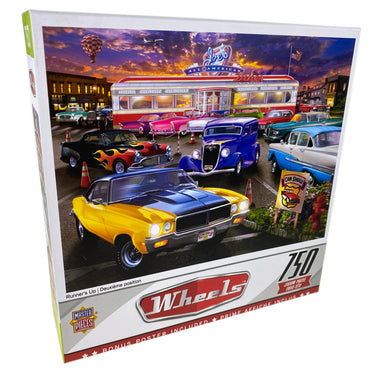 Runner's Up 750 Piece Wheels Puzzle    