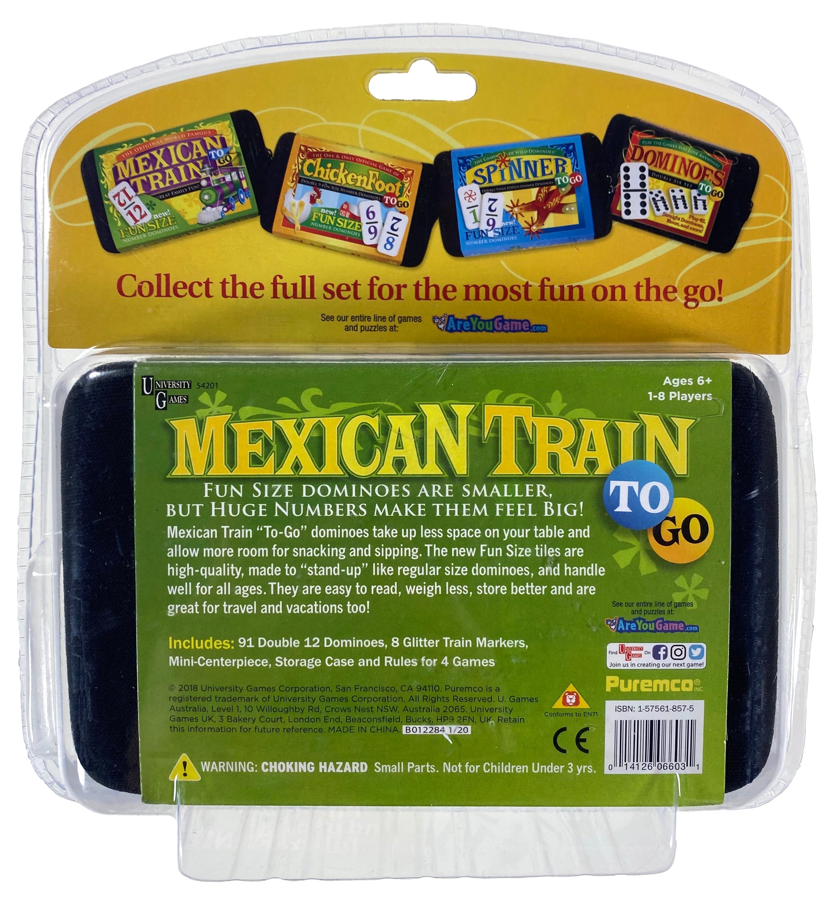 Mexican Train Dominoes To Go    