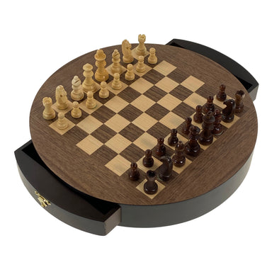Round 3 in 1 Game Collection - Chess, Checkers, and Chinese Checkers    