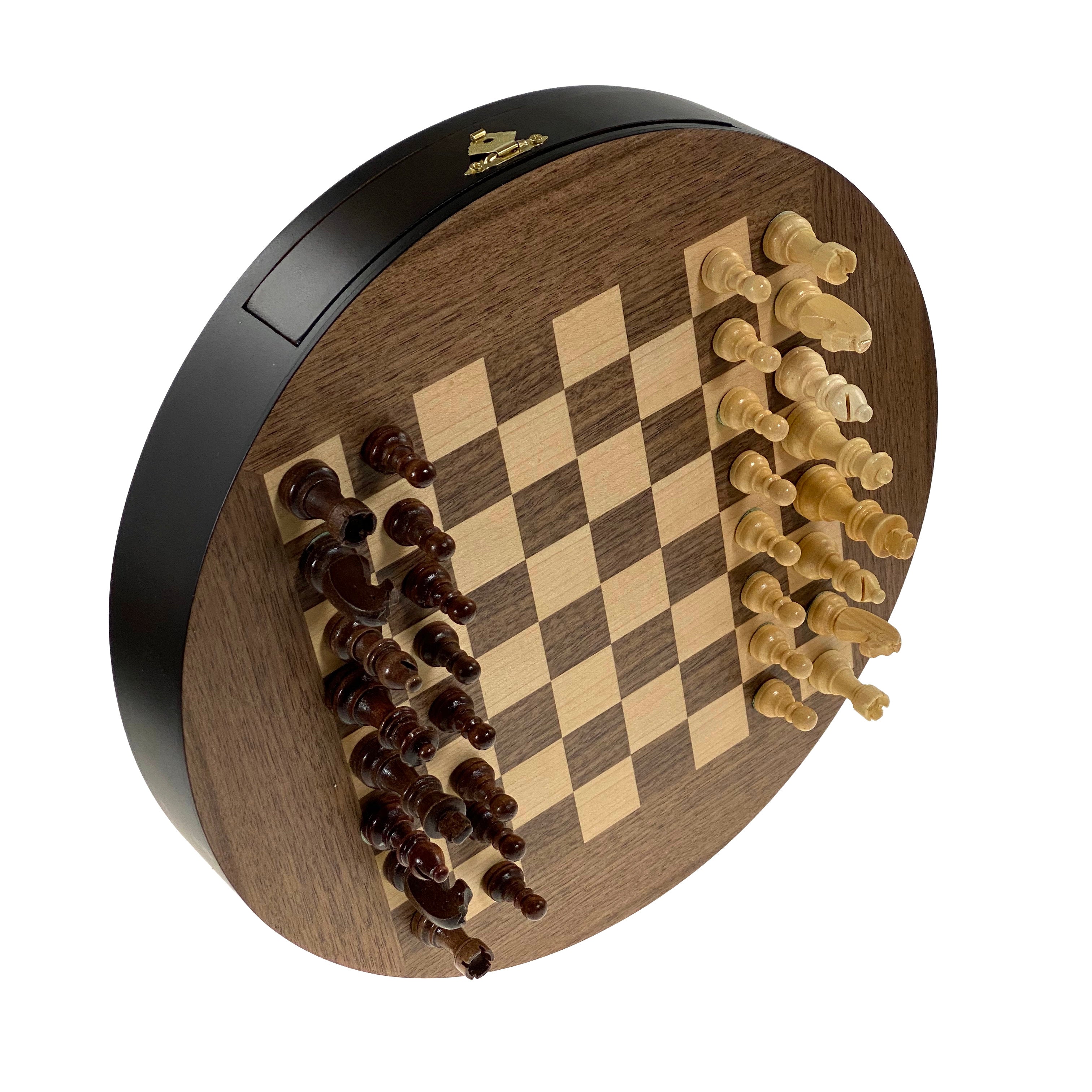 Round 3 in 1 Game Collection - Chess, Checkers, and Chinese Checkers    