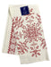 Printed Cross Stitch Snowflake - Flour Sack Kitchen Towel    