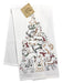 Christmas Puppy Tree - Flour Sack Kitchen Towel    
