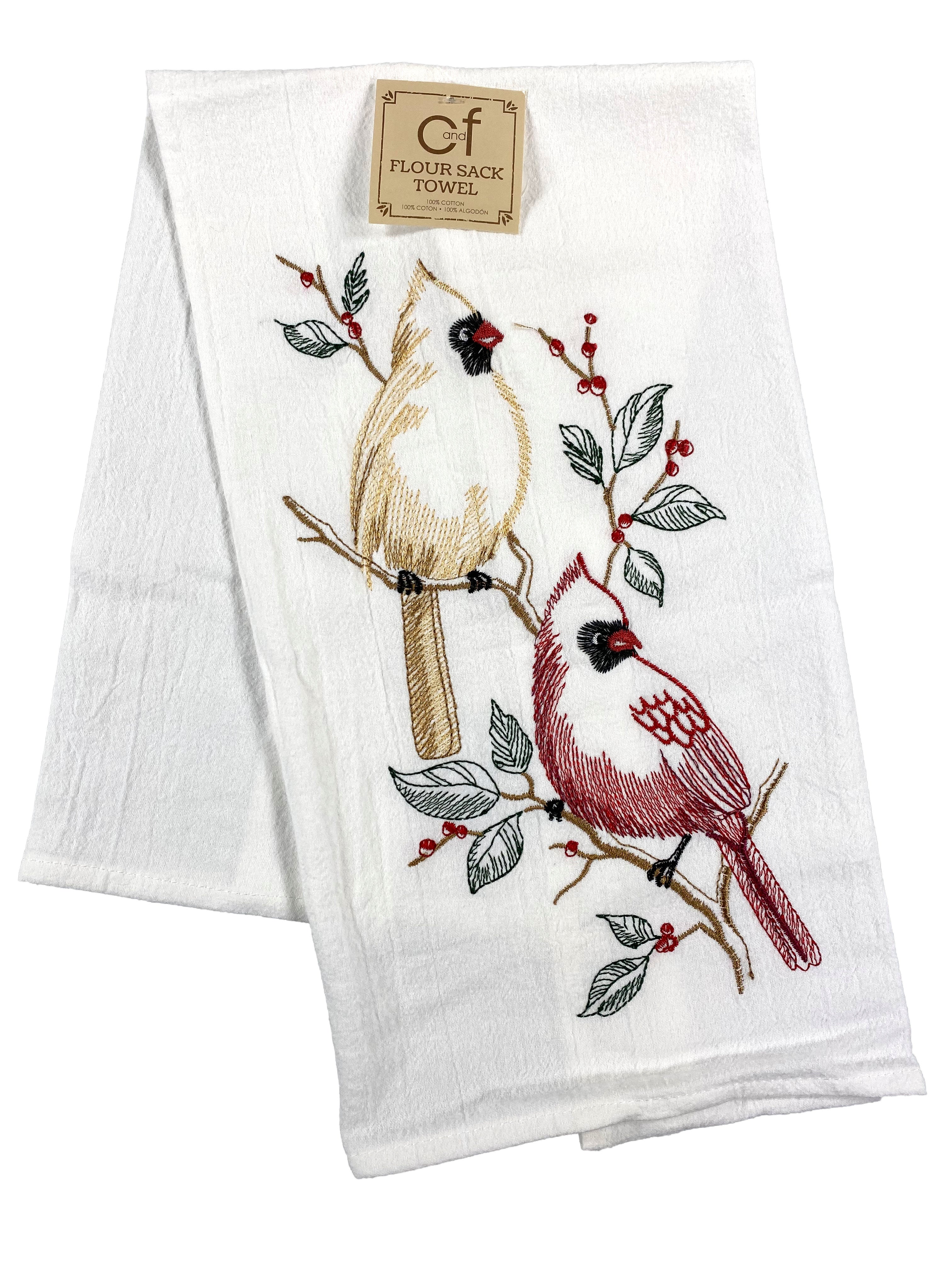 Cardinals - Flour Sack Kitchen Towel    