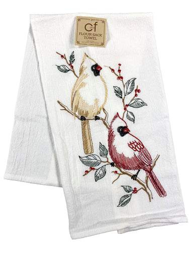 Cardinals - Flour Sack Kitchen Towel    