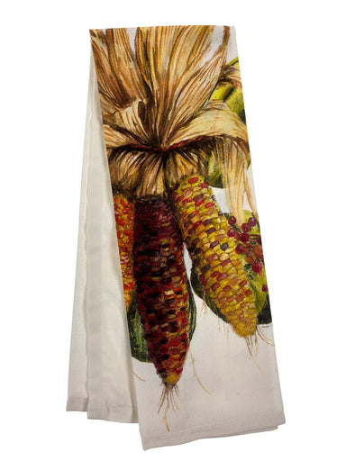 Chalk Corn - Flour Sack Kitchen Towel    