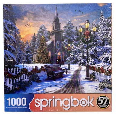 Holiday Church 1000 Piece Puzzle