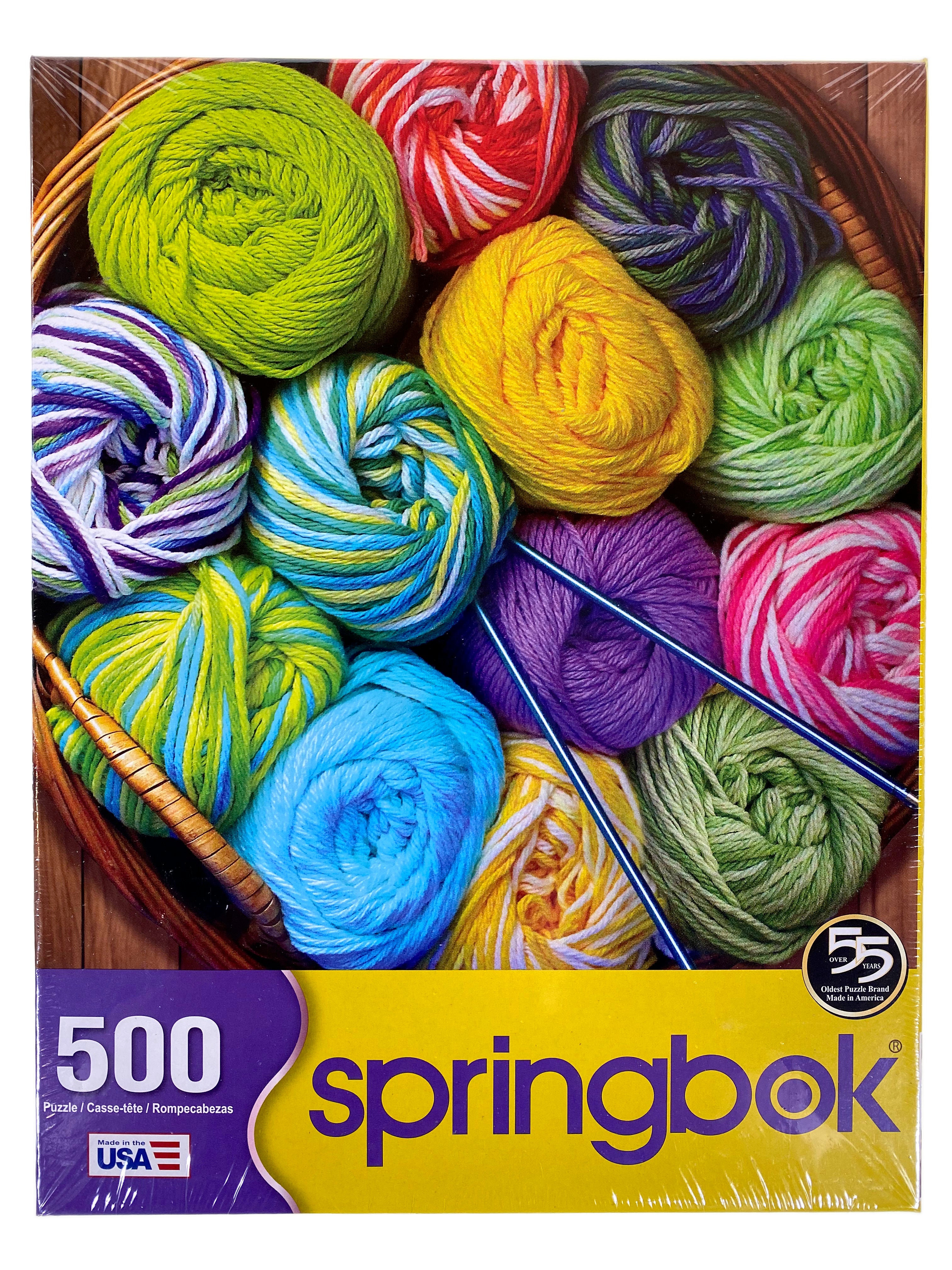 Colorful Yarn 500 Piece Puzzle