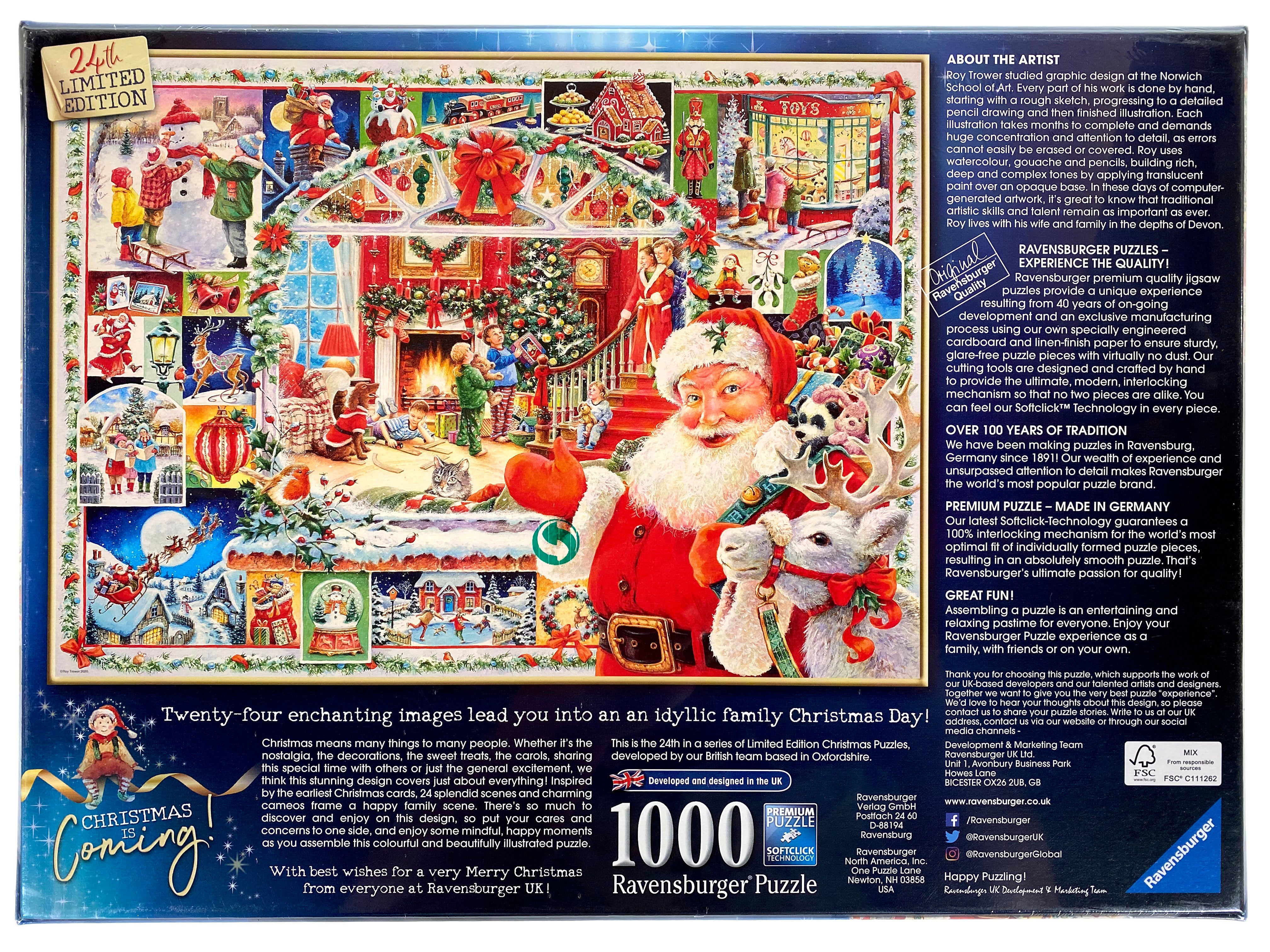 Christmas Is Coming! 1000 Piece Puzzle    