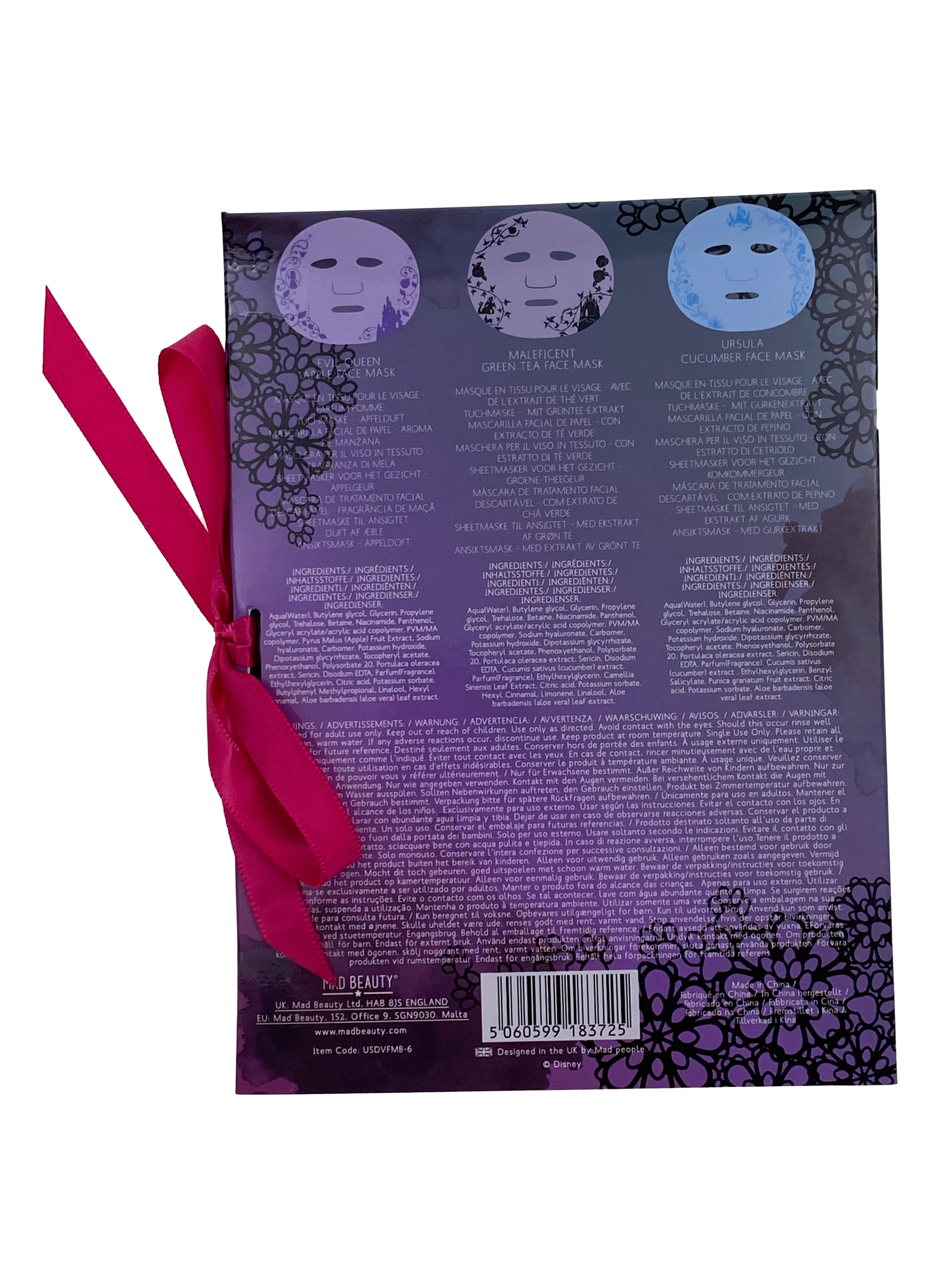 Disney Villains - 3 Piece Face Mask Collection    