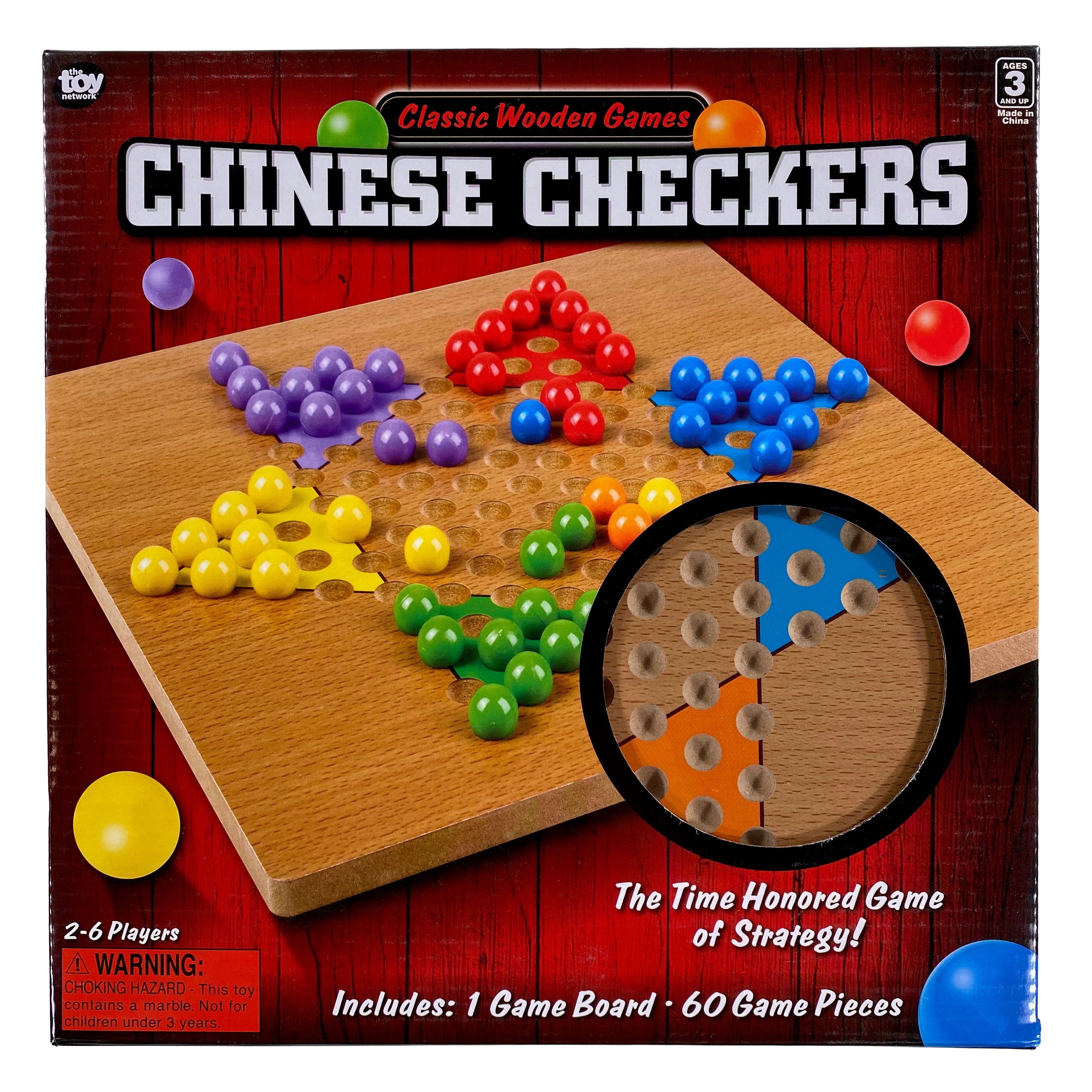 Classic Wooden Games - Chinese Checkers    