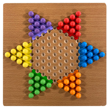 Classic Wooden Games - Chinese Checkers    