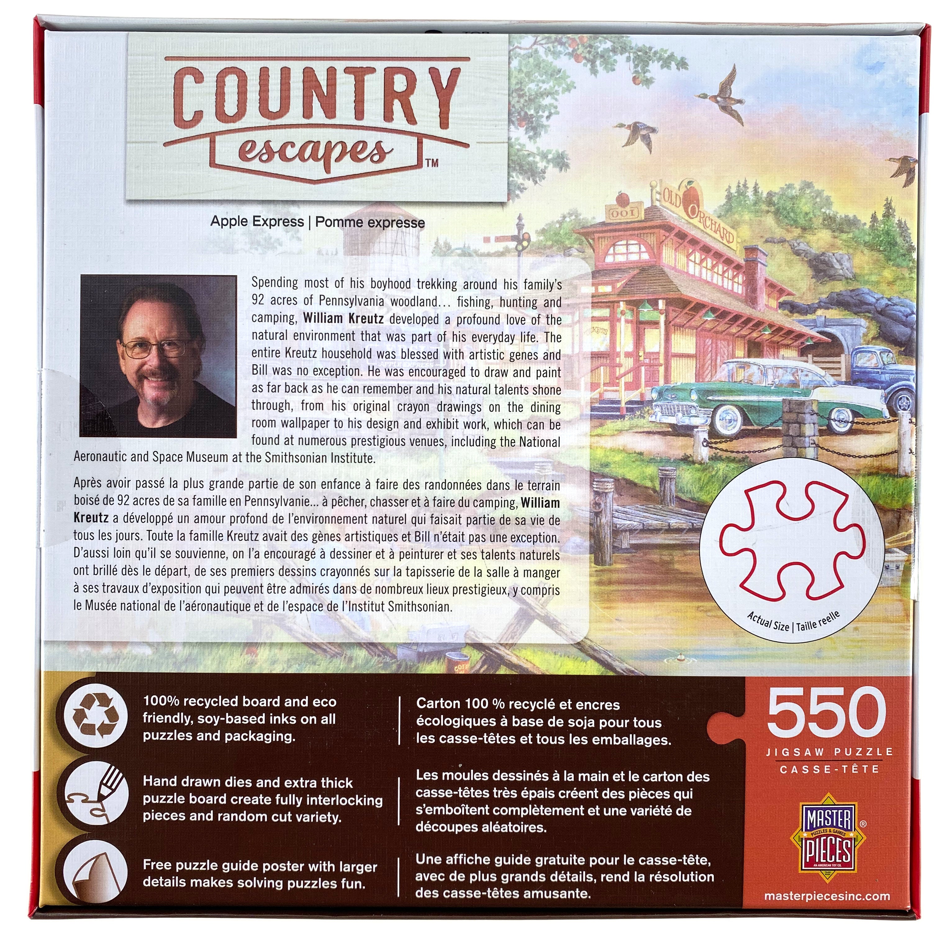 Country Escapes - Apple Express 550 Piece Puzzle    