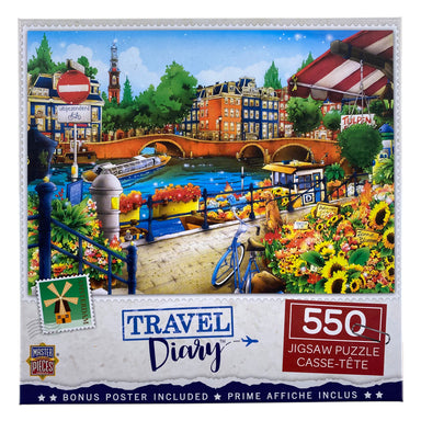 Travel Diary - Amsterdam 550 Piece Puzzle    