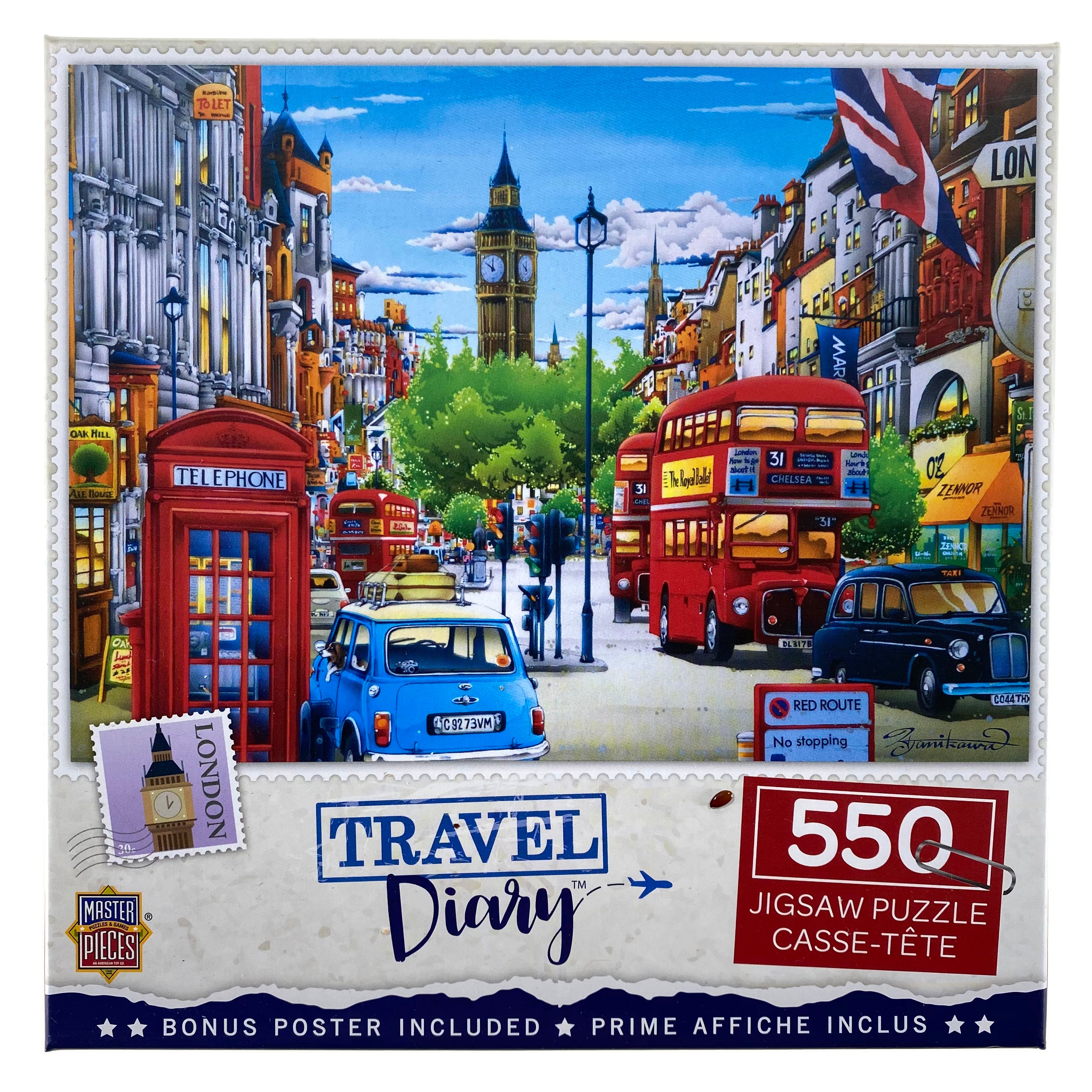 Travel Diary - London 500 Piece Puzzle