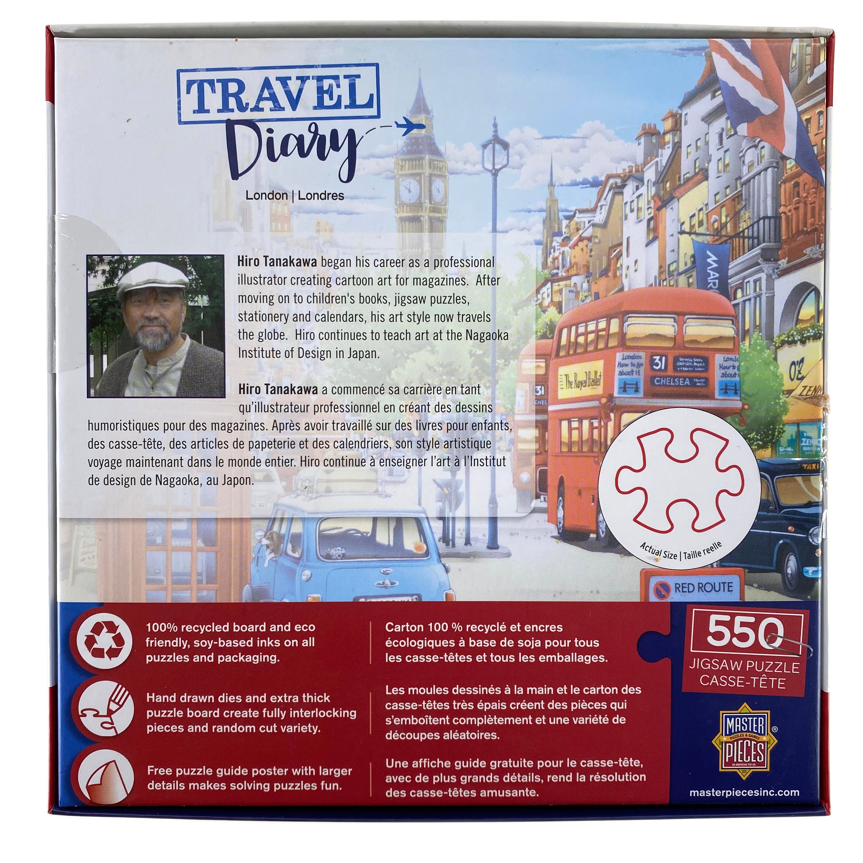 Travel Diary - London 500 Piece Puzzle