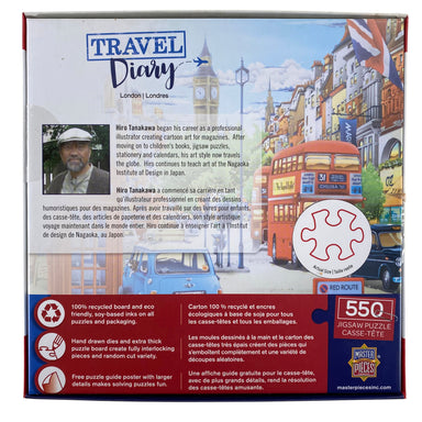 Travel Diary - London 500 Piece Puzzle