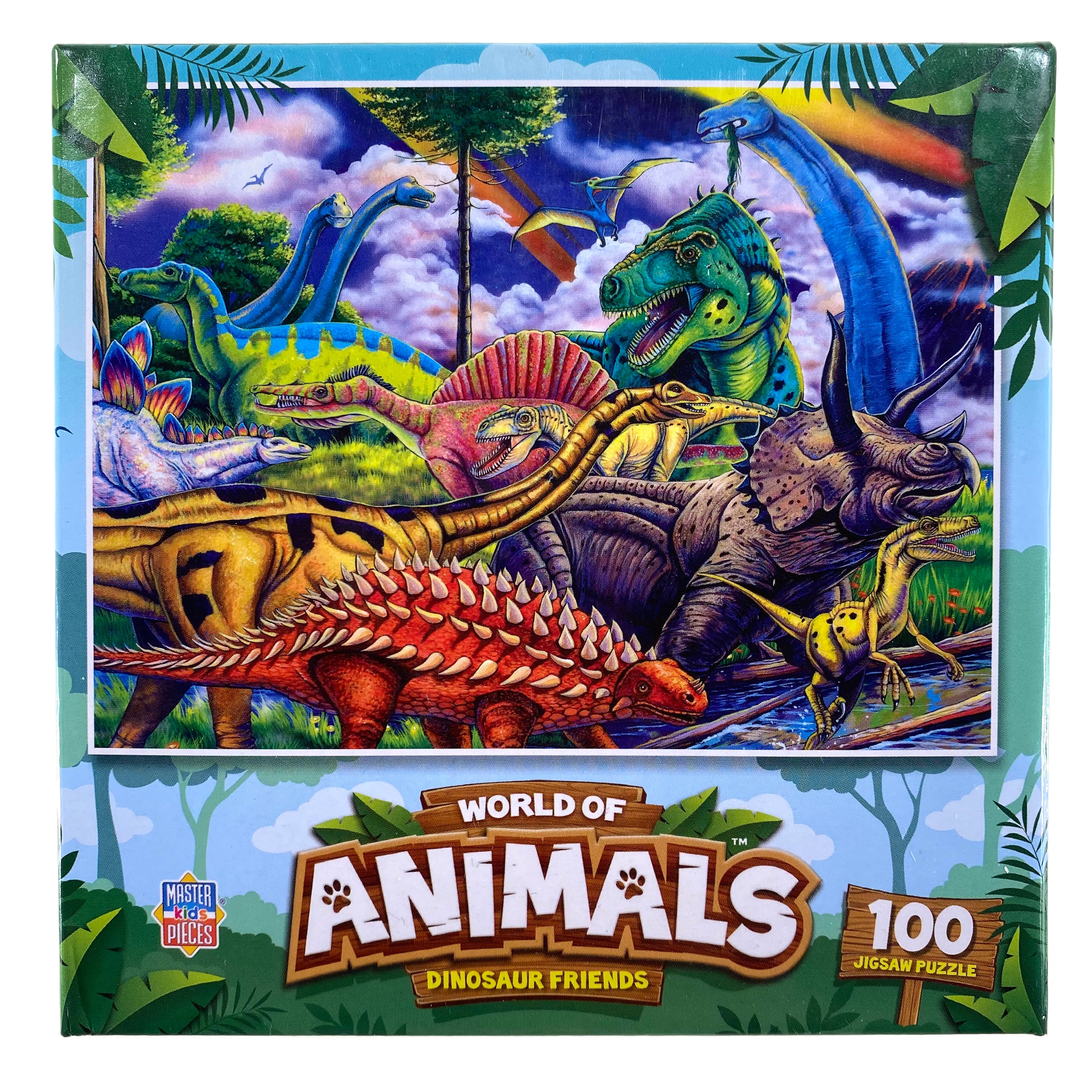 World Of Animals - Dinosaur Friends 100 Piece Puzzle    