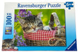 Sleeping Kitten 100 Piece Puzzle    