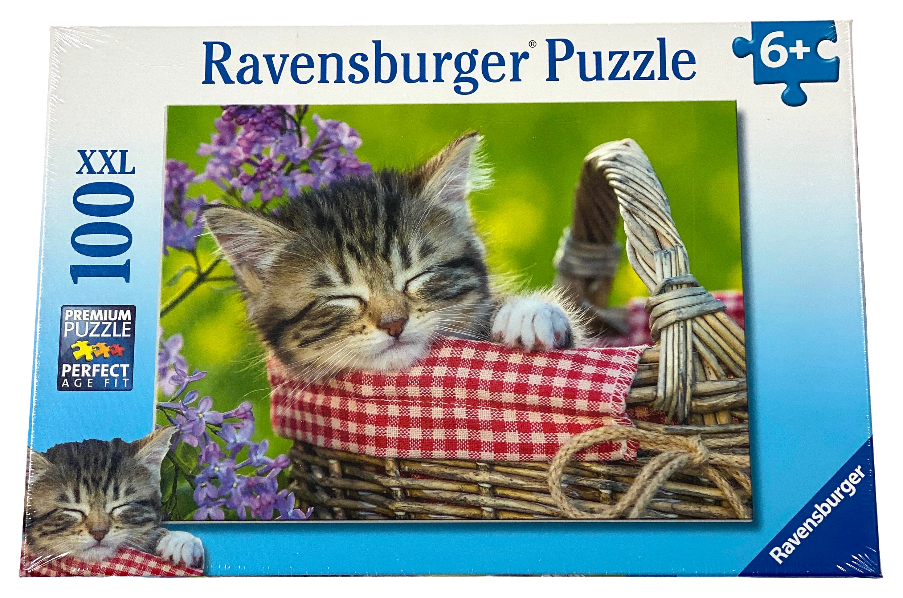 Sleeping Kitten 100 Piece Puzzle    